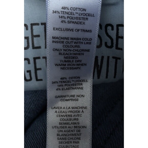 DU/ER Skinny Women’s Size 34 Super High-Waist Stretch Blue Jeans - Picture 13 of 16